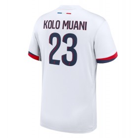 Paris Saint-Germain Randal Kolo Muani #23 Borte skjorte 2024-25 Kortermet